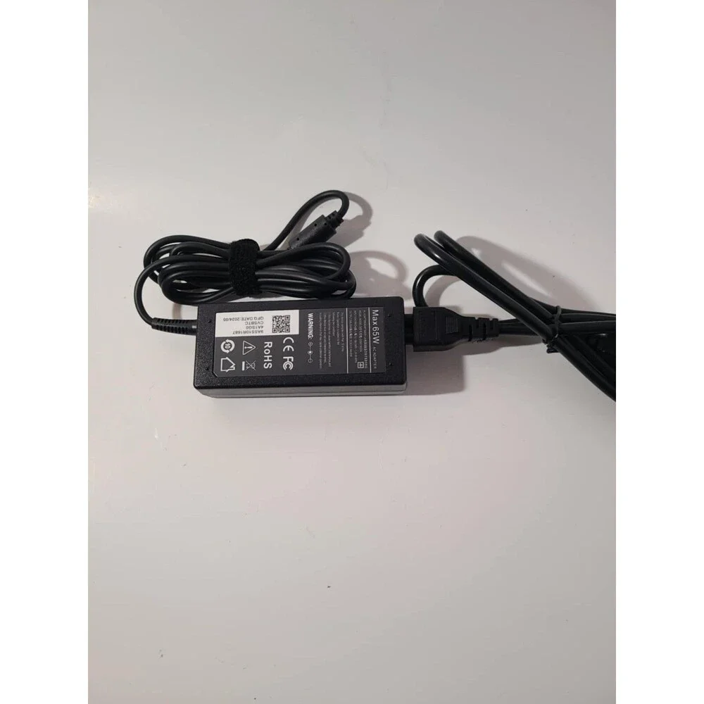 Max 65w Ac Adapter Dz65195334 With Wall End Cord Laptop Charger